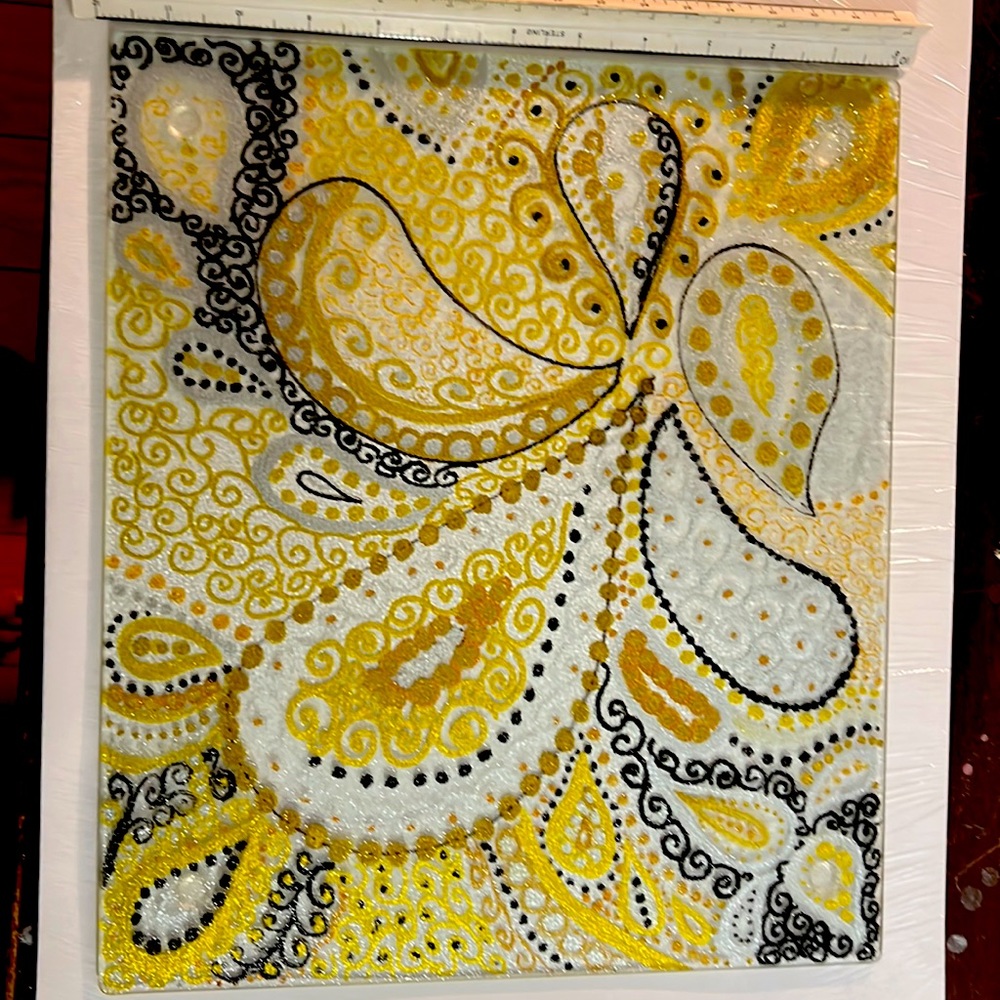 COPY - Hand painted cutting board